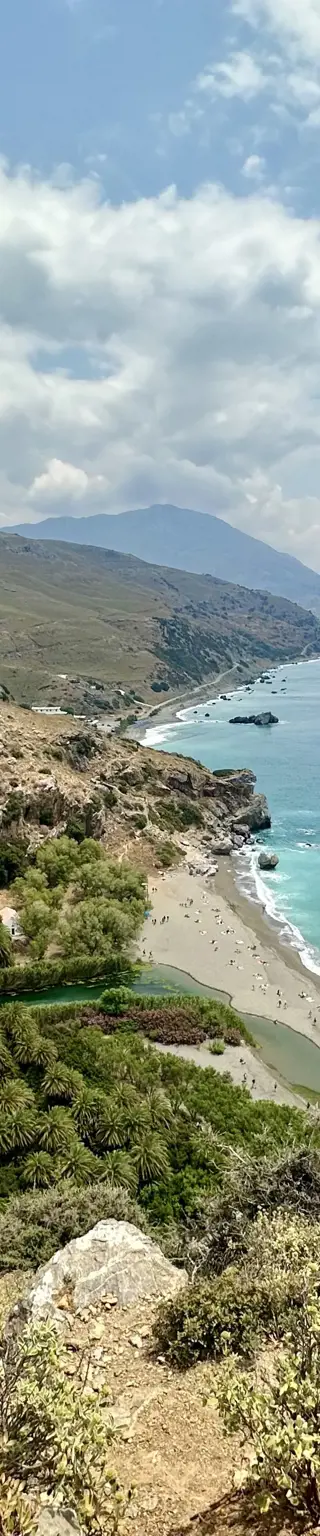 Entdecke den Palmenstrand von Preveli